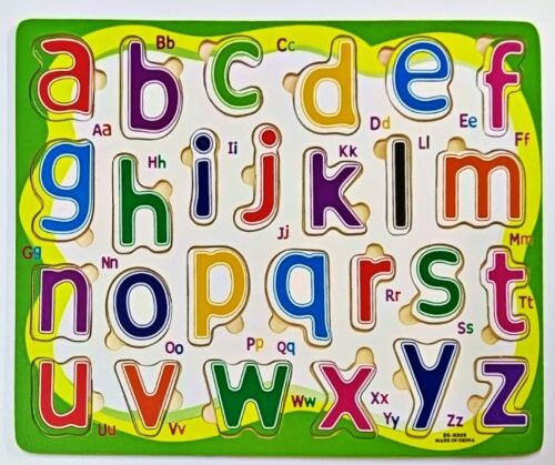 Wooden lowercase Alphabet Board - EKT2239
